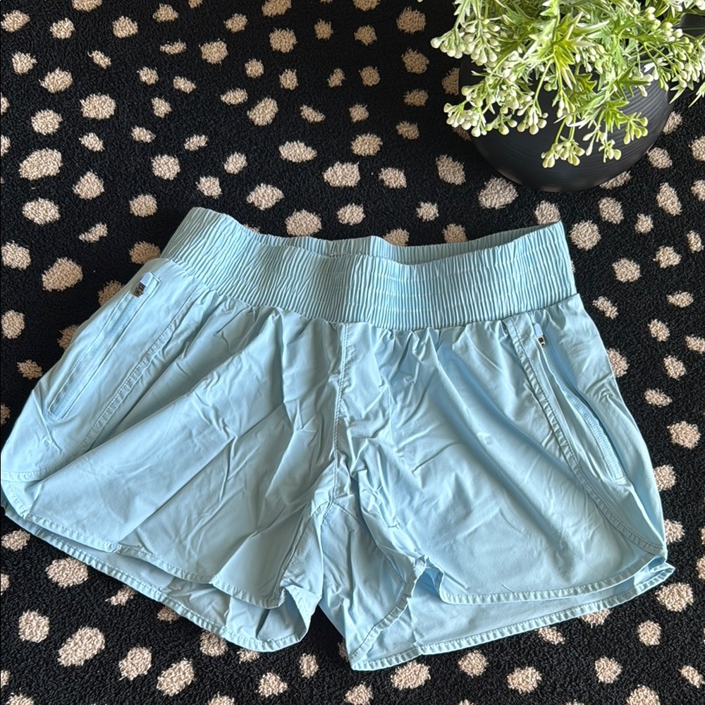 BNWOT SIZE L Light Blue Women’s Athletic Shorts